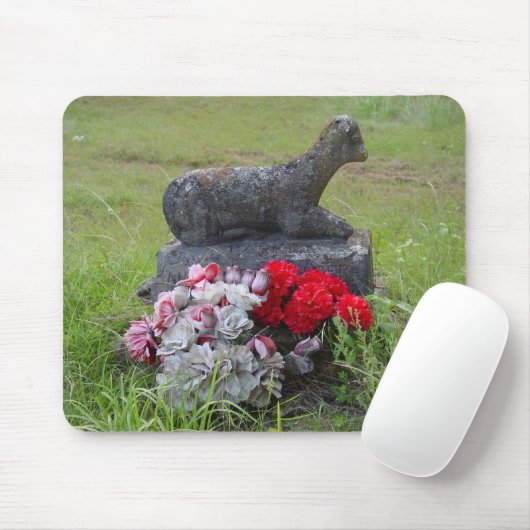 Lamm-Grundstein Mousepad (Mit Mouse)