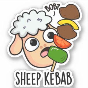 Lamm Kebab Lustiger Schisch Kebab Wortwitz  Aufkleber