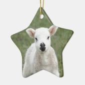 Lamm Keramik Ornament (Links)