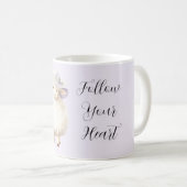 Lamm-Lavendel-Hut Kaffeetasse (VorderseiteRechts)