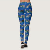 Lamm-Leggings (blau) Leggings (Rückseite)