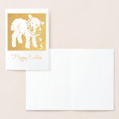 Lamm mit Blume Folienkarte (Anzeige)