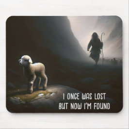 Lamm mit Hirte verloren Mousepad