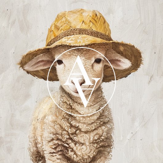 Lamm mit Hutanstrich Weichteich Poster