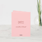 Lamm mit zwei Kardinälen notecard Karte (Rückseite)