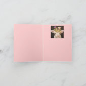 Lamm mit zwei Kardinälen notecard Karte (Innenseite)