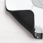 Lamm-niedliches Nutztier Mousepad (Ecke)