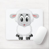 Lamm-niedliches Nutztier Mousepad (Mit Mouse)