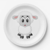 Lamm Pappteller (Vorderseite)