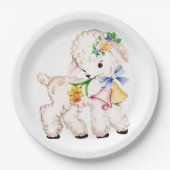 Lamm Pappteller (Vorderseite)