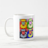 Lamm-Pop-Kunst Kaffeetasse (Links)