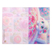 Lamm-Quilt-Notizblock Notizblock (Vorderseite)