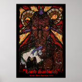 ‚Lamm Sandwich‘ Poster (Vorne)