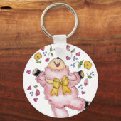 Lamm Schlüsselanhänger (Vorderseite)