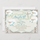 Lamm-Taufe Einladung (Vorderseite)