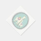 Lamm- und Babynapkins Serviette (Ecke)