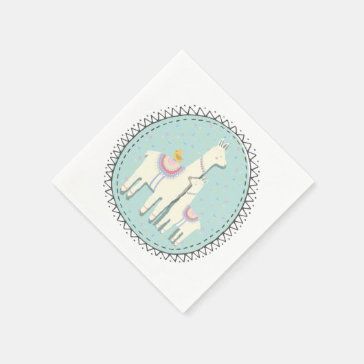 Lamm- und Babynapkins Serviette (Ecke)