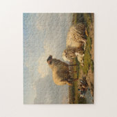 Lamm und Enten | Eugène Joseph Verboeckhoven Puzzle (Vertikal)