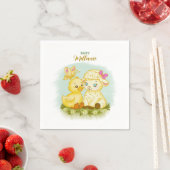 Lamm-und-Enten-Untersetzer Serviette (Beispiel)