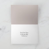 Lamm und Hirte, die dir nachdenken Karte (Innenseite)