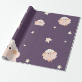 Lamm- und Star-Kombinationspapier Geschenkpapier (Ungerollt)