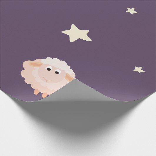 Lamm- und Star-Kombinationspapier Geschenkpapier (Ecke)