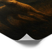 Lamm unter der Christlichen Nachtschwärmerei Poster (Ecke)