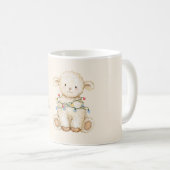 Lamm-Weihnachtsbaumlichter Kaffeetasse (VorderseiteRechts)