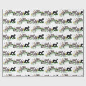 Lamm-Wiese-Wrapping Paper (Farbe auswählen) Geschenkpapier (Flach)