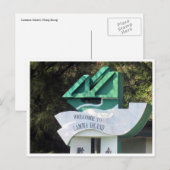 Lamma-Insel Postkarte (Vorne/Hinten)
