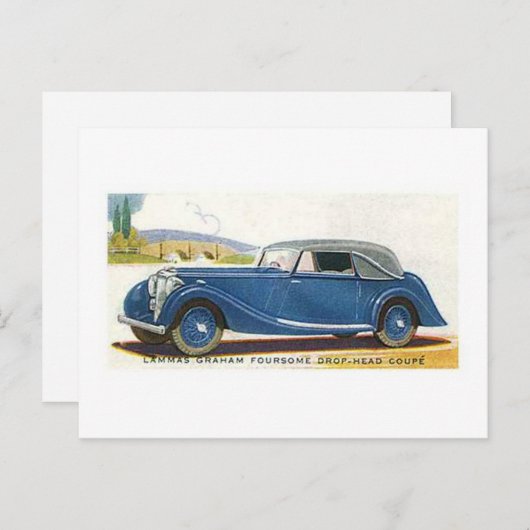 Lammas Graham Foursome Drop Head Coupe Postkarte (Vorne/Hinten)