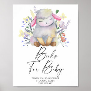 Lämmchen - Bücher für Babyposter Poster