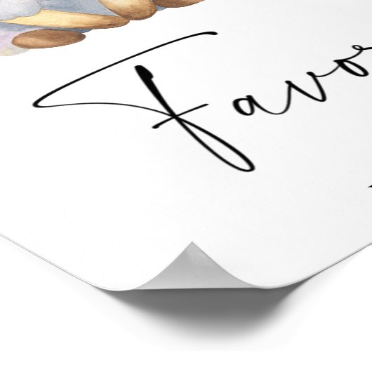 Lämmchen - Lieblings-Poster Poster (Ecke)