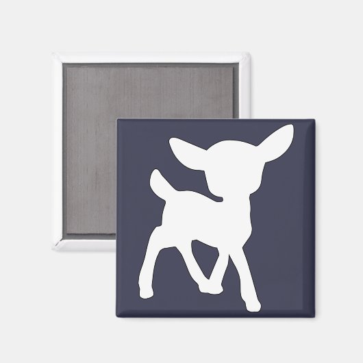 Lämmchen Magnet (Vorderseite/Rückseite)