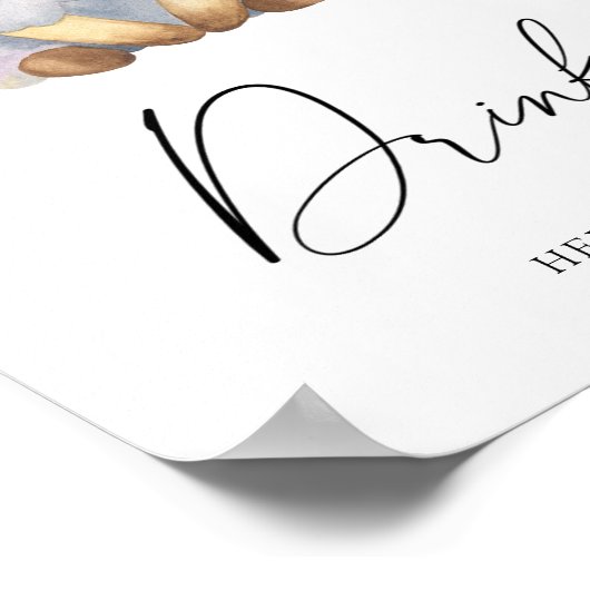 Lämmchen - Trinkplakat Poster (Ecke)