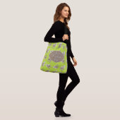 Lämmer Muster Personalized Stricken Tragetaschen Mit Langen Trägern (Am Model)