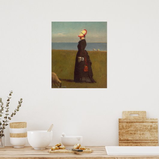 Lämmer, Nantucket - Eastman Johnson Fine Art Poste Poster (Küche)