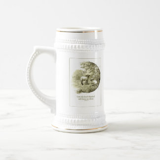 Lämmer u. Scripture-Tasse Bierglas