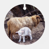 Lämmer und Ewes Kutness definiert Ornament Aus Metall (Rückseite)