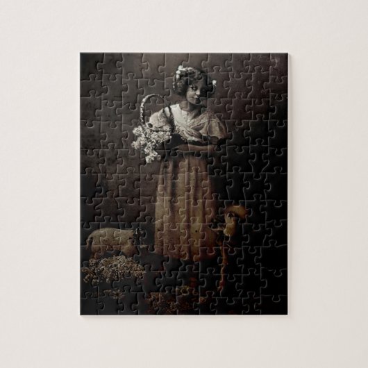 Lämmer zum Schlachthof fallen Puzzle (Vertikal)