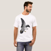 Lammergeier Geier T-Shirt (Vorne ganz)