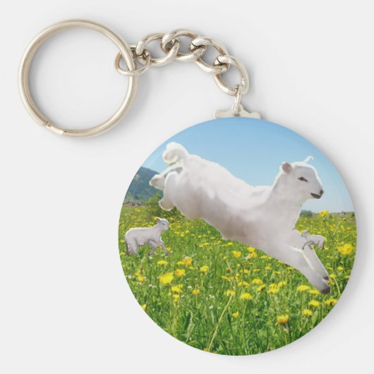 Lämmerlappen Ostern Schlüsselanhänger (Vorne)