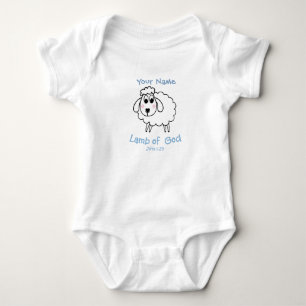 Lammfleisch des Anzugs Baby Strampler