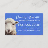 Lammhühner Visitenkarte (Vorderseite)