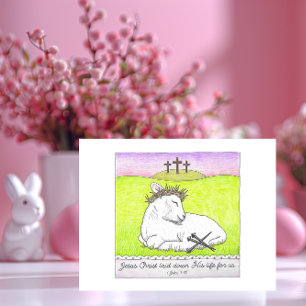 Lammkrone Thorns Inspirationspokarte Postkarte