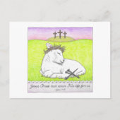 Lammkrone Thorns Inspirationspokarte Postkarte (Vorderseite)