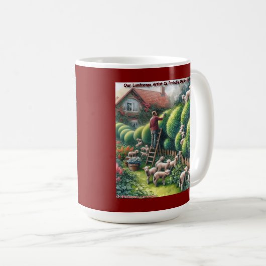 Lämmschaft-Künstler: Formschnitt außer Kontrolle Kaffeetasse (VorderseiteRechts)