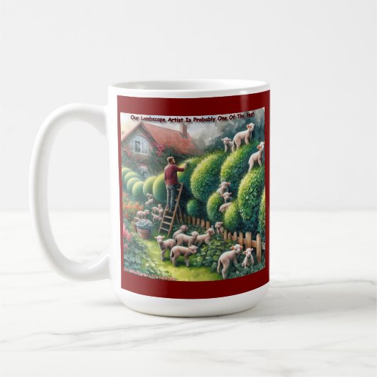 Lämmschaft-Künstler: Formschnitt außer Kontrolle Kaffeetasse (Links)