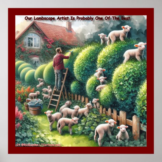Lämmschaft-Künstler: Formschnitt außer Kontrolle Poster (Vorne)