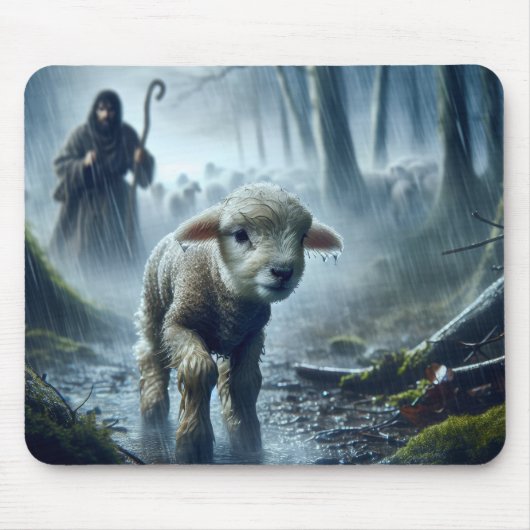 Lammverlust im Regenwald Mousepad (Vorne)